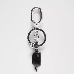 Lululemon Everywhere Belt Bag Charm Keychain- Black/Silver